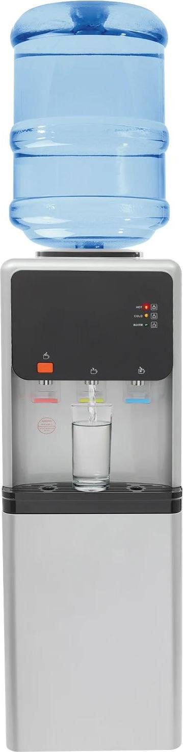 StarTech Wasserspender - Toplader Standgerät - 5 l - Heiß & Kalt - 3 Temperaturstufen - LED-Anzeigen - 316 Edelstahl - Schwarz