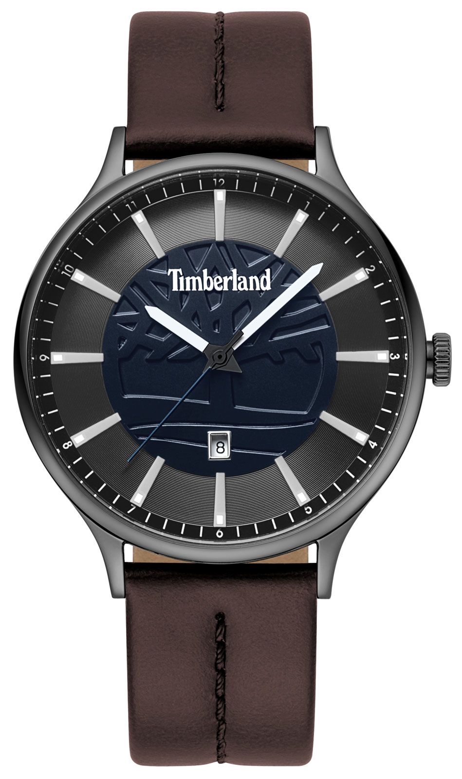 Timberland Herren Armbanduhr Lederband dunkelbraun TBL15488JSU.03