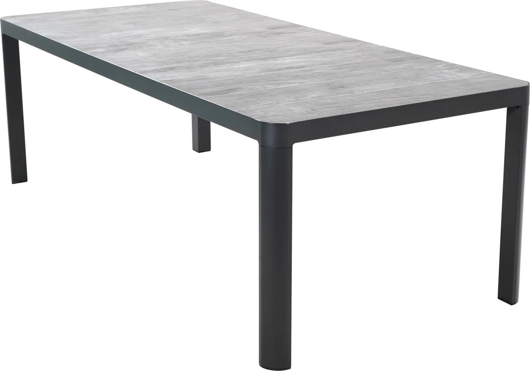 Tisch - 220x100x74 cm - Aluminium - Keramiklatten