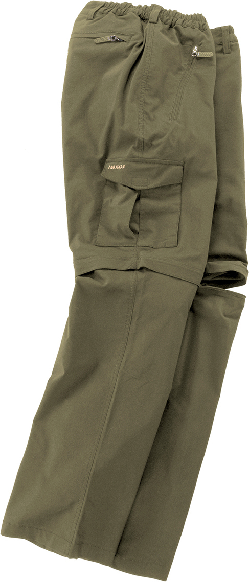 XXL Abraxas Zipp-off Cargohose khaki Gummibund