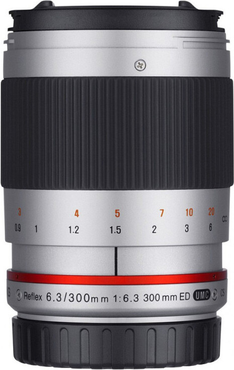 Objektiv Samyang 300mm f/6.3 Reflex Silber für Canon M