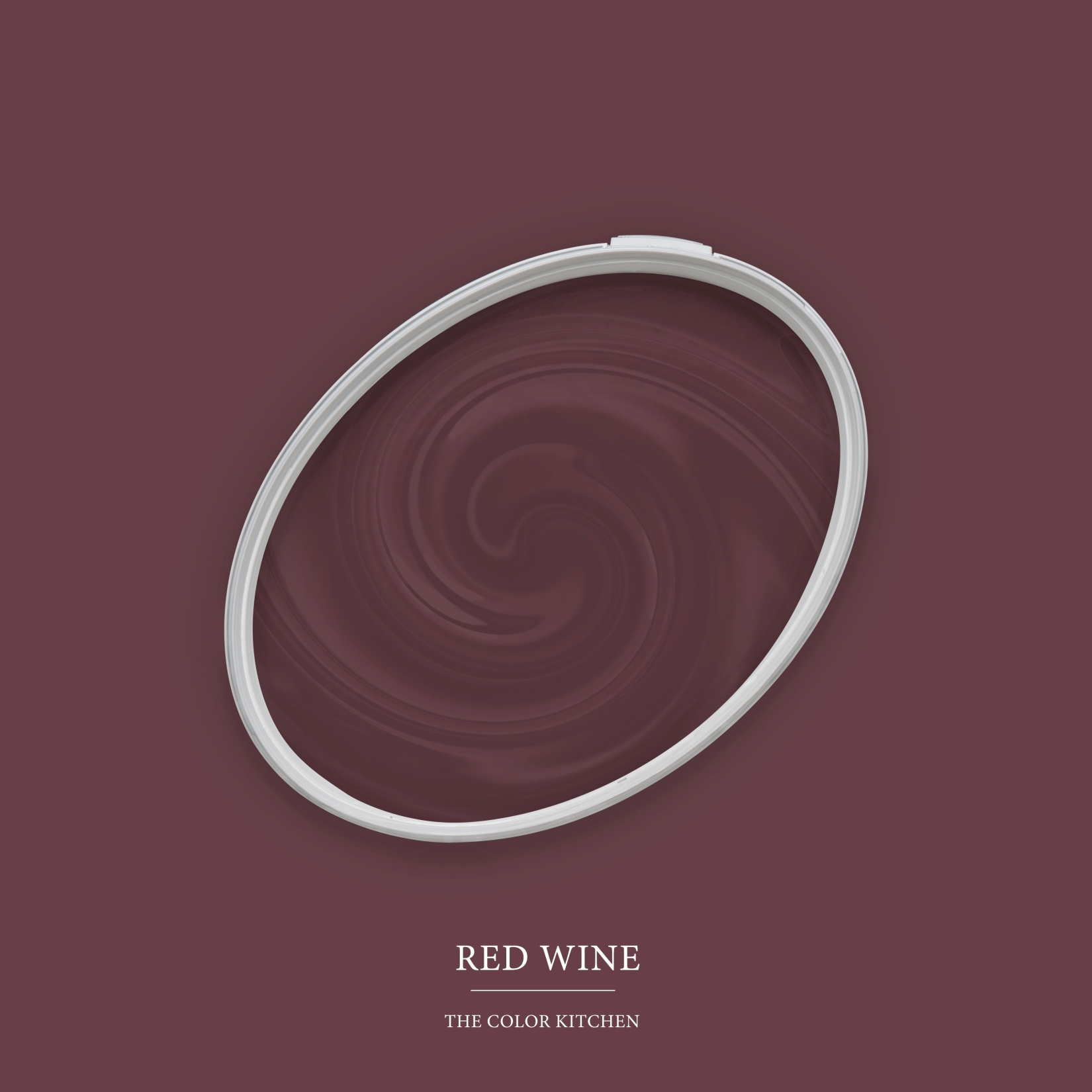 A.S. Création Wandfarbe Rot matt | The Color Kitchen Red Wine | Exklusive Innendispersion Hohe Farbintensität | 5 Liter WF222