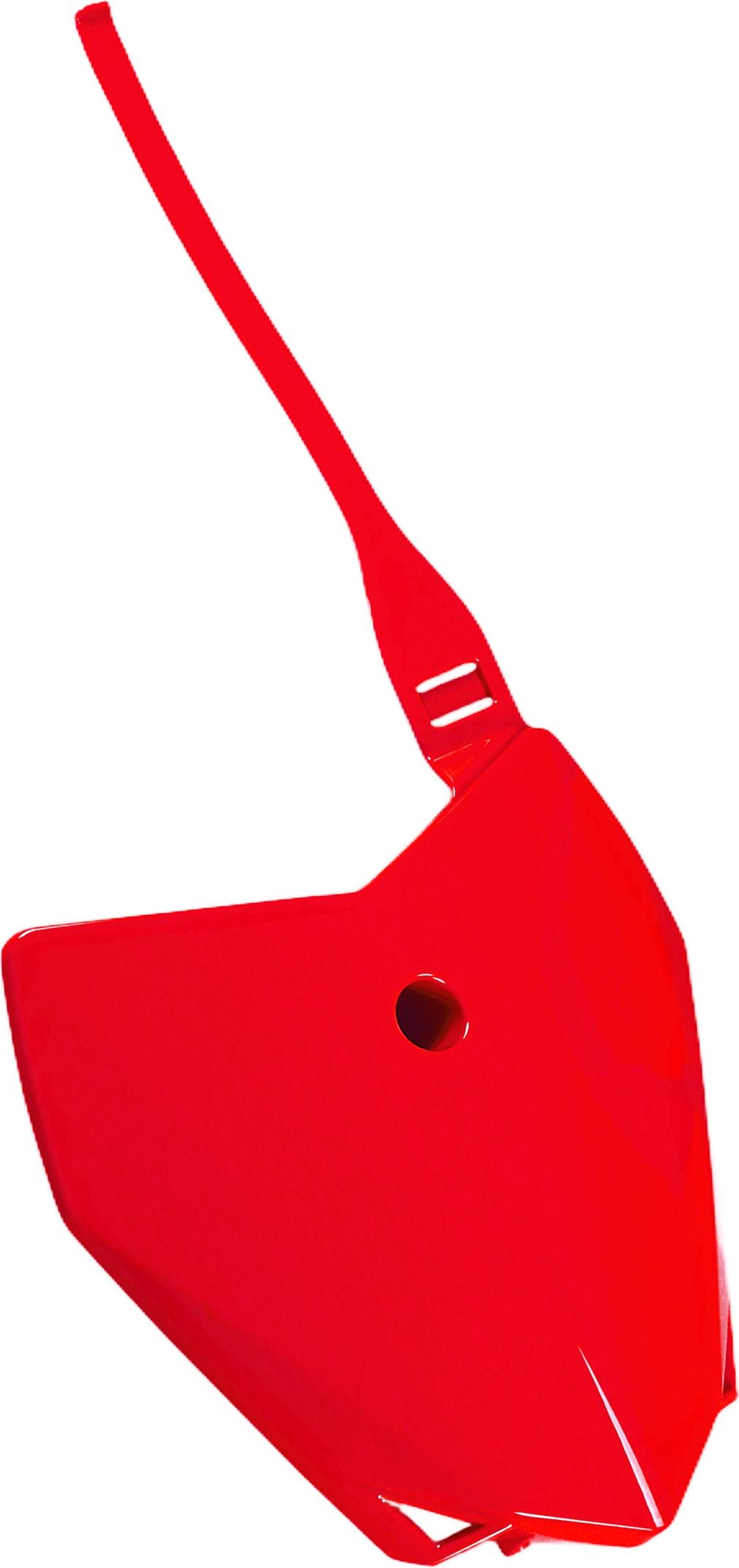 Startnummerntafel UFO PLAST Verkleidung Frontnummerntafel, Farbe:rot OEM 00-26 UFO-KA04718-070