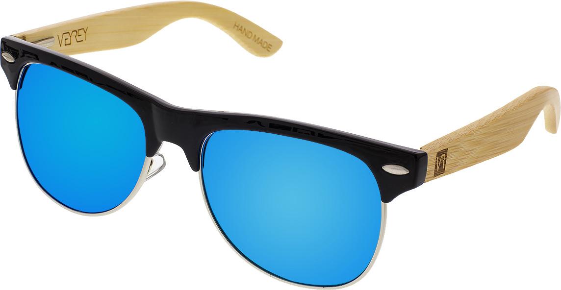 VeyRey-Sonnenbrille polarisierend Halbbild Hyalos blaues Glas 21737