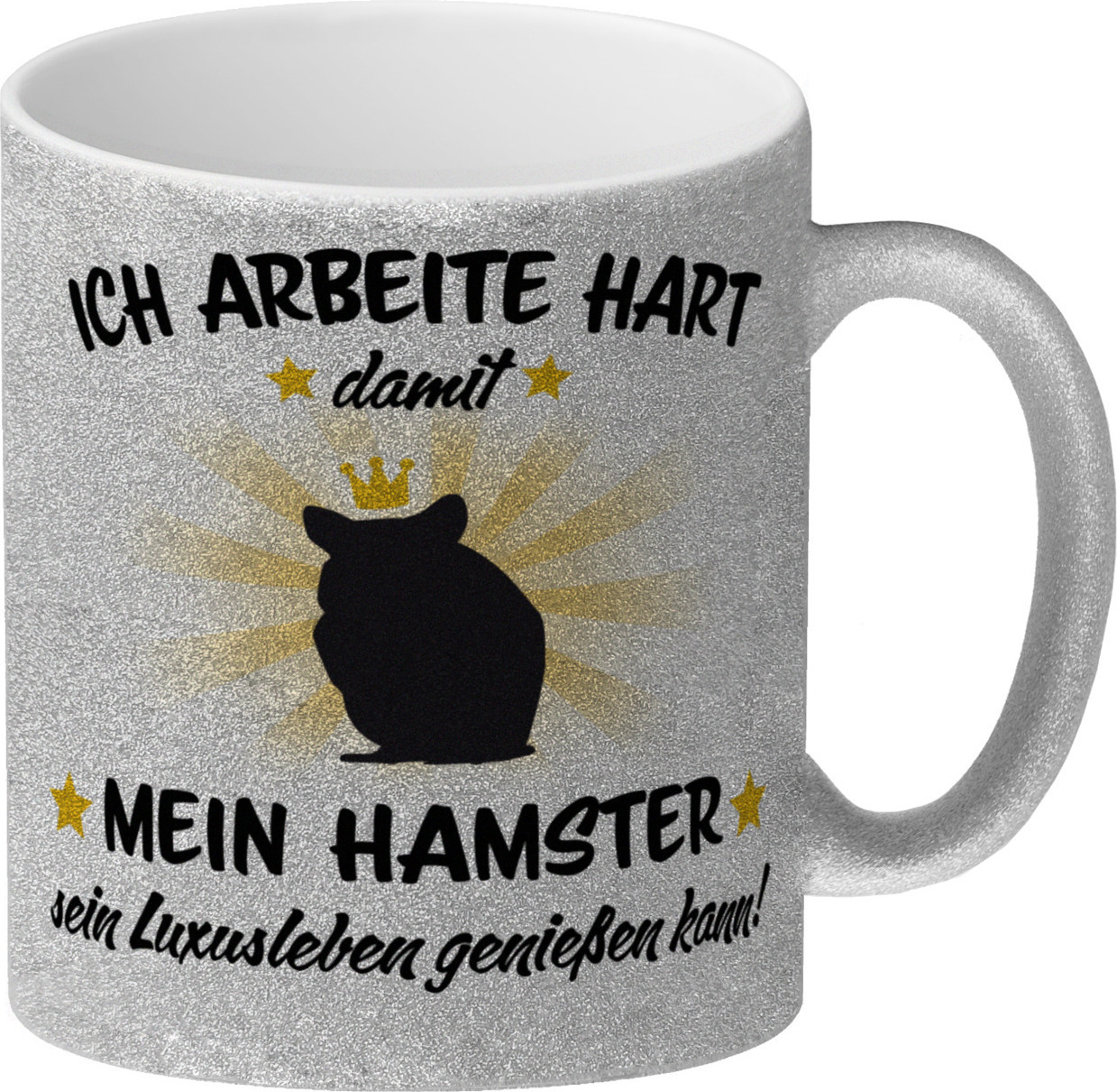 speecheese Ich arbeite hart für das Luxusleben meines Hamsters Haustier