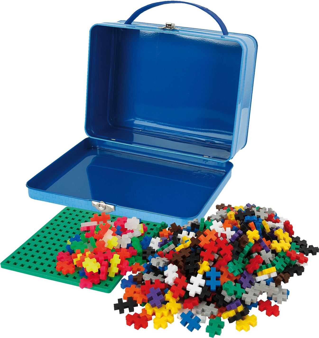 Plus-Plus A/S Plus-Plus 600 Kreativ Bausteine Metallbox 11110342