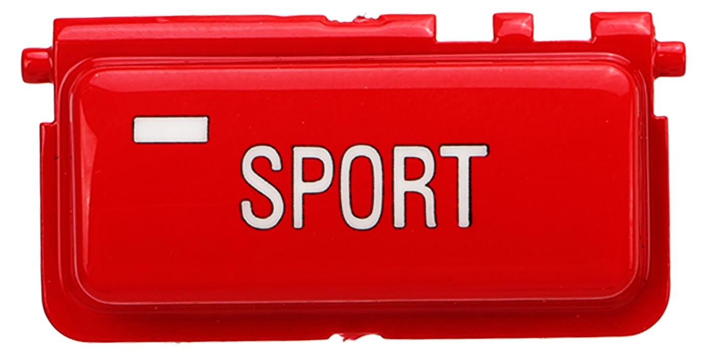Gistuch Fahrzeug-Sportmodus-Schalter, Auto-Modifikationszubehör, Ersatz für M3 E46 1998–2004, Rot