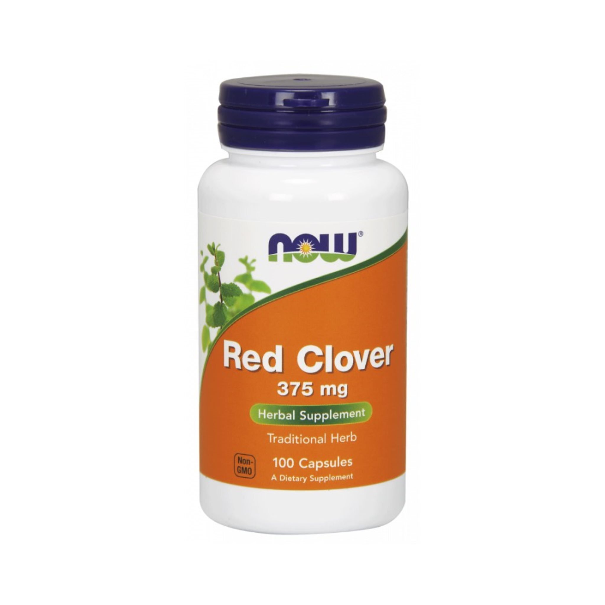 NOW FOODS Rotklee 375 mg, 100 Kapseln. - Rotklee 3741