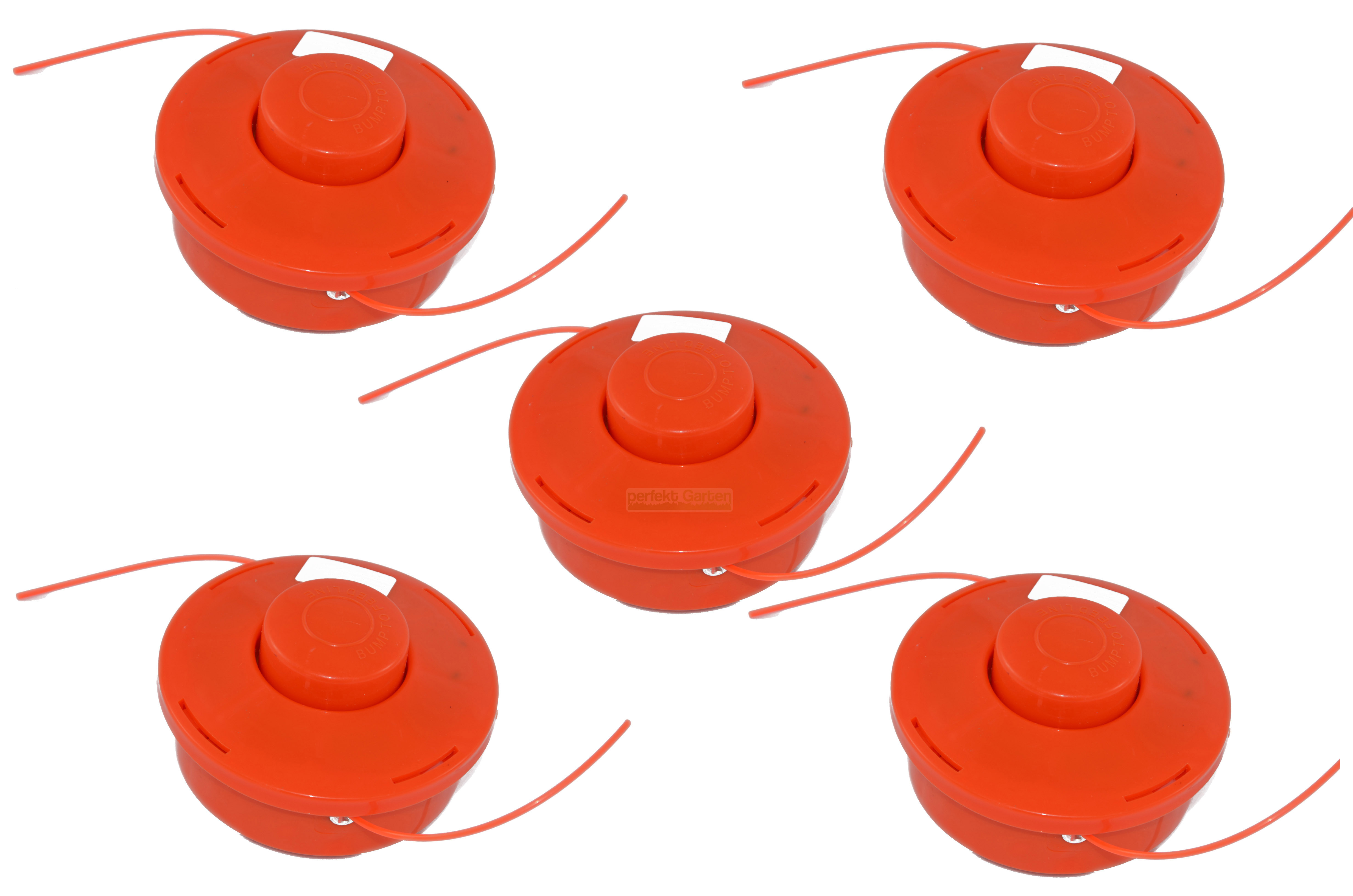 perfektGarten 5 X Fadenspule mit Tippautomatik für Fuxtec MT 152 E 4in1 2in1 CG335 Motorsense 495 X 5