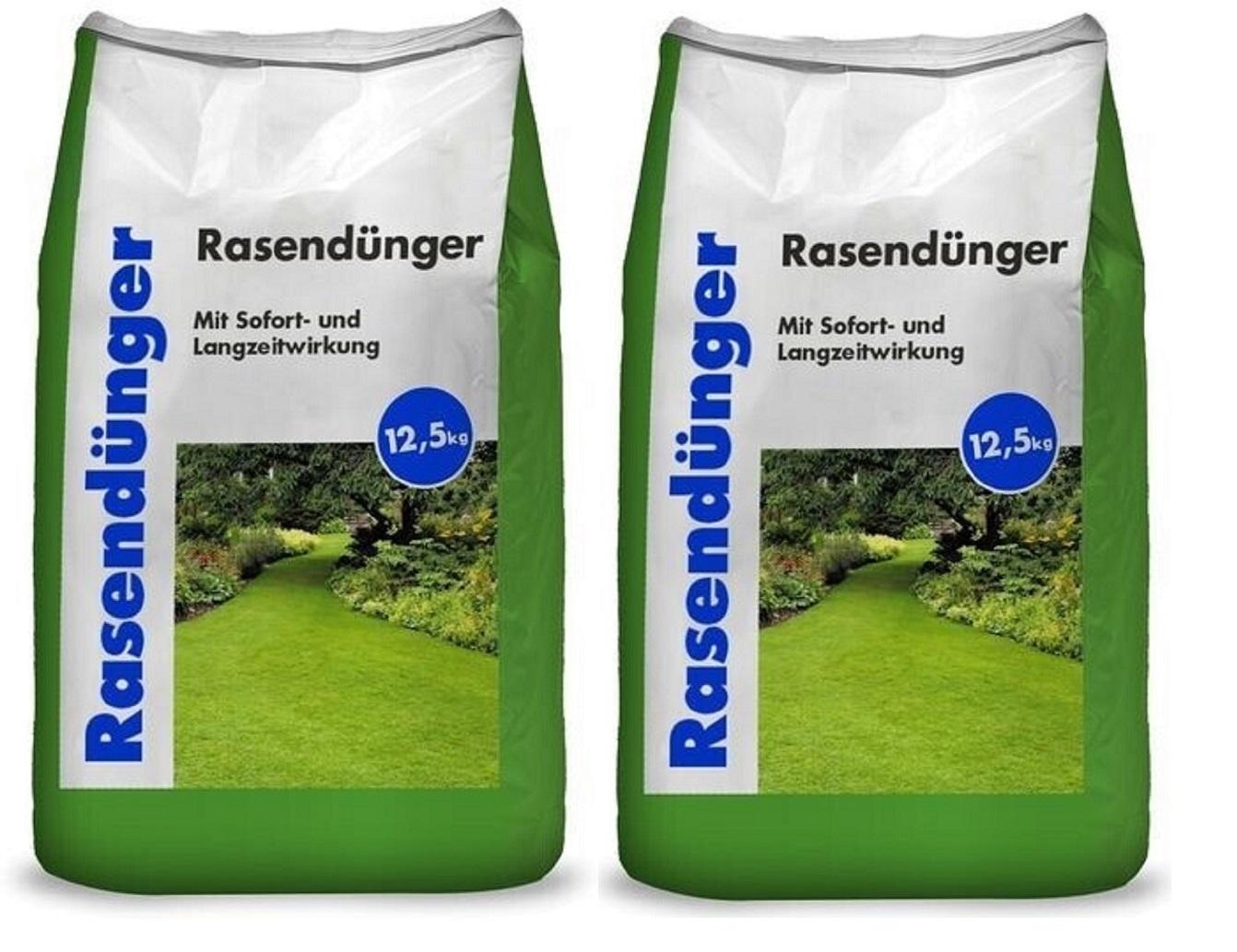 Hamann Mercatus Rasendünger NPK 21-5-5 2 x 12,5 kg
