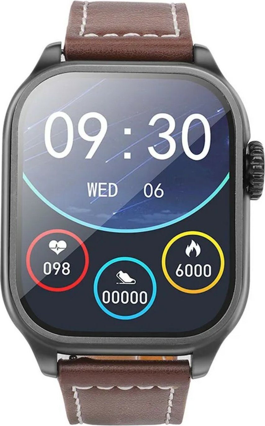 HOCO Smartwatch Y17 Inteligentné športové hodinky s technológiou Bluetooth 300 mAh Vodotesné čierne