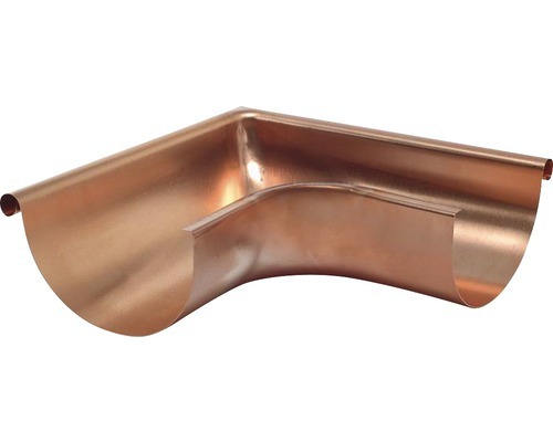 Zambelli Außenwinkel Kupfer rund 90° für Rinnengröße 250 mm 114415-N