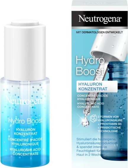 Neutrogena Gesichtspflege - Hydro Boost Hyaluron Konzentrat 6er-Pack (6x 15ml)
