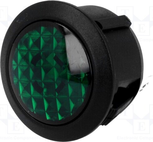 TNE 1x Kontrollleuchte: LED IP20 konvex 24VDC Öffng: Ø20mm R9-92L-02-G LED-Kontrolll _1GH_R9-92L-02-G