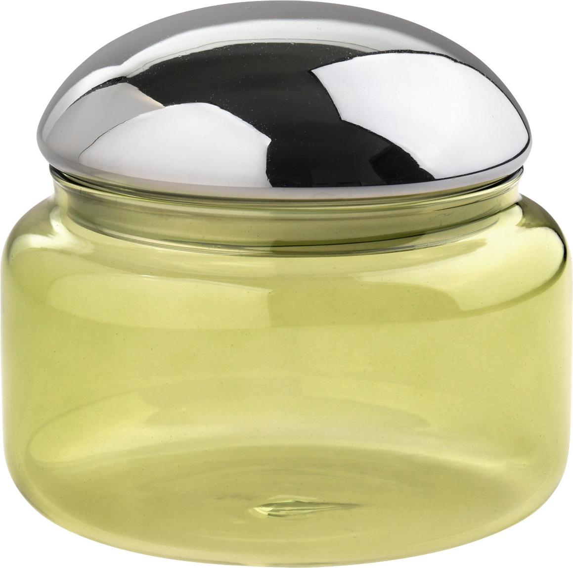 Giftcompany Geschenke Vertriebsgesellschaft mbH Voile Glasdose M grün/silber 10,5cm