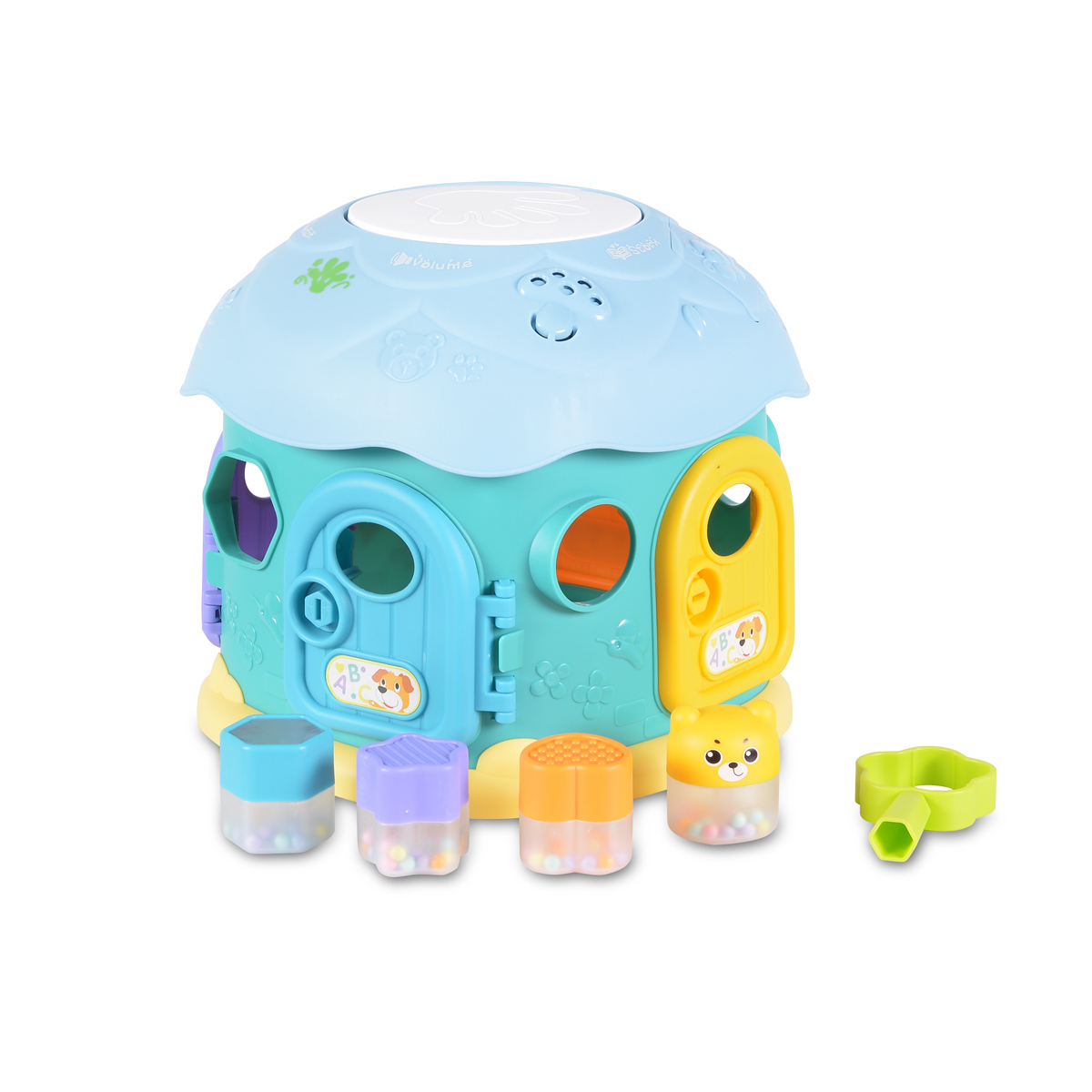 Moni Sorter Fantastic Lernpuzzle - Stachelschwein, blau 108382