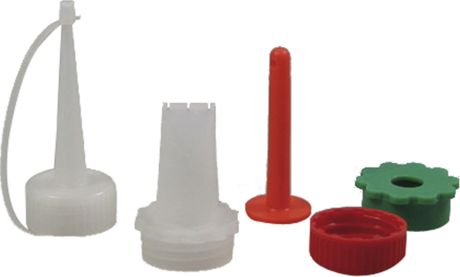 NoBrand Ersatzdüse Form B zu Plastik Leimspritze mit 5 verschiedene Wechseldüsen 00400620