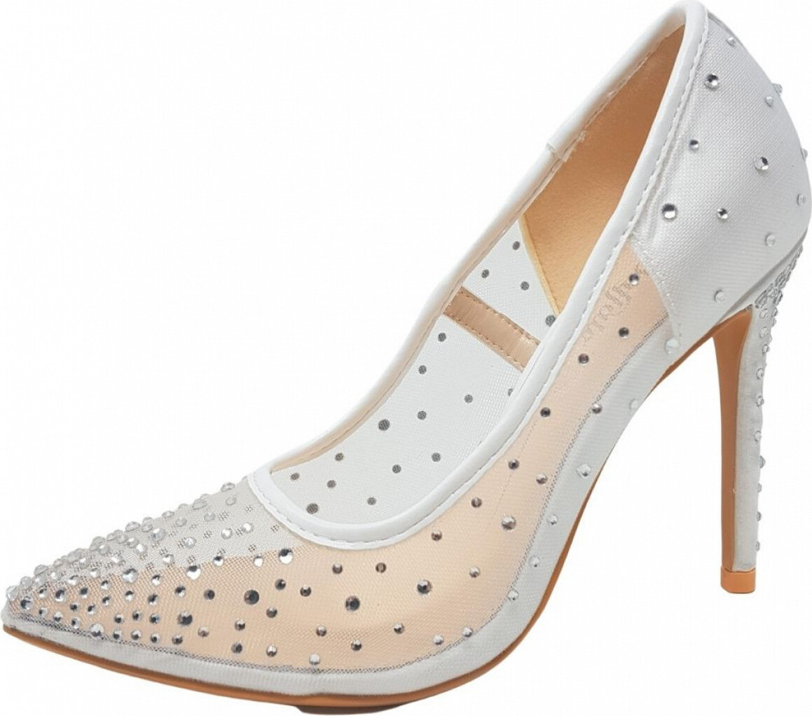 Buffalo Kleo-Hochzeitsschuhe Damen Pumps in Weiß, Größe 40 1290136