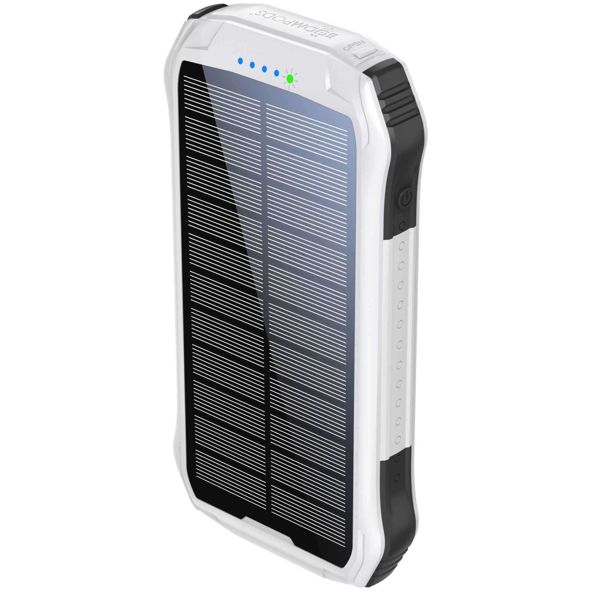 Boompods Neutron Solar Powerbank 10.000mAh biela