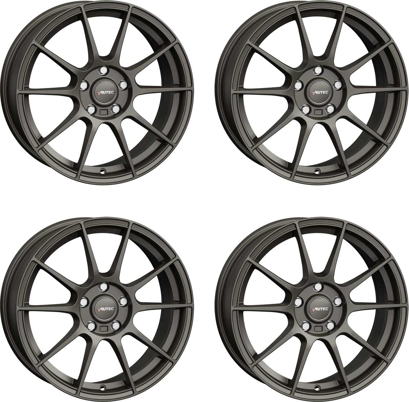 4 Autec Wizard Felgen 8x19 5x108 GUN für Opel Astra Grandland Grandland X Aluräder5x108 GUN für Opel Astra Grandland Grandland X Aluräder 4-W8019455052126