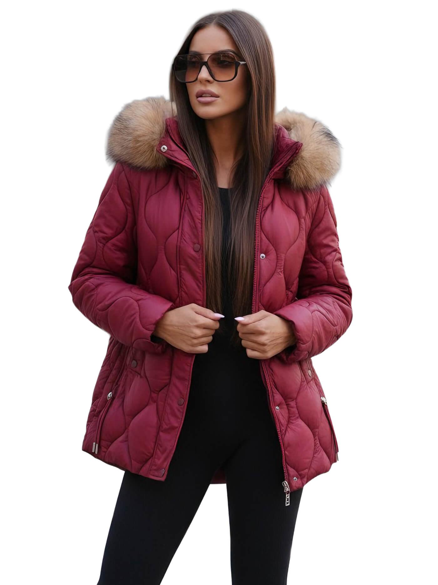 Damen Jacke Weinrot OZONEE JS/5M3226/1 S