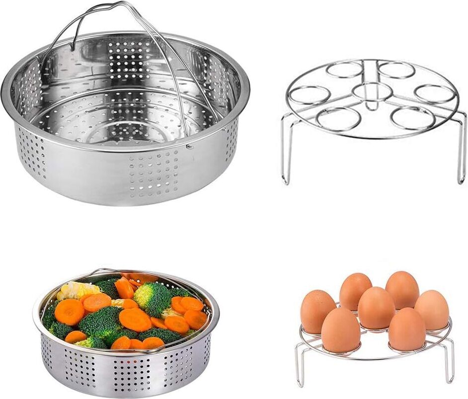 Zimtky 304 Edelstahl Dampfkorb mit 304 Edelstahl-Ei-DampfgarerDampfkochtöpfe Dampfkochtöpfe Z240819TZLJ14