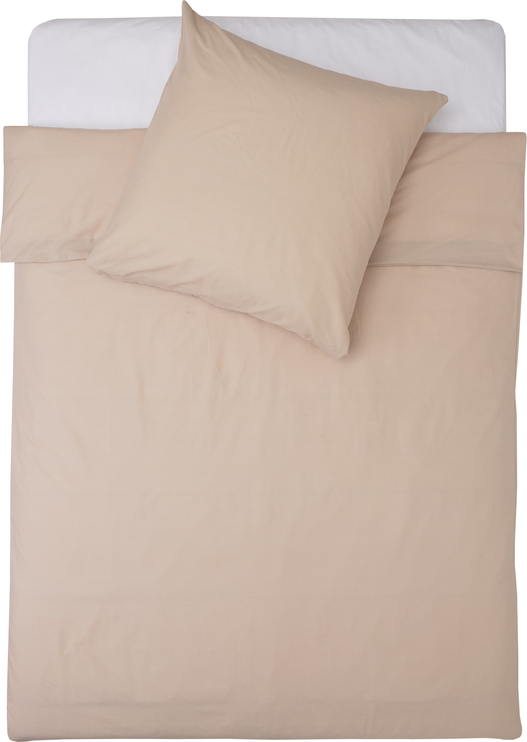 Lumaland Premium Set di biancheria da letto in cotone copripiumone con cerniera 155x220 cm + 80x80cm Cool Grey