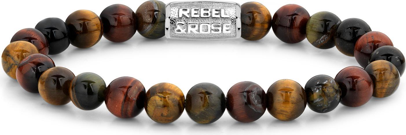 Rebel and Rose Stones Only RR-80009-S Herrenarmband, Armbandumfang:20cm RR-80009-S-L+
