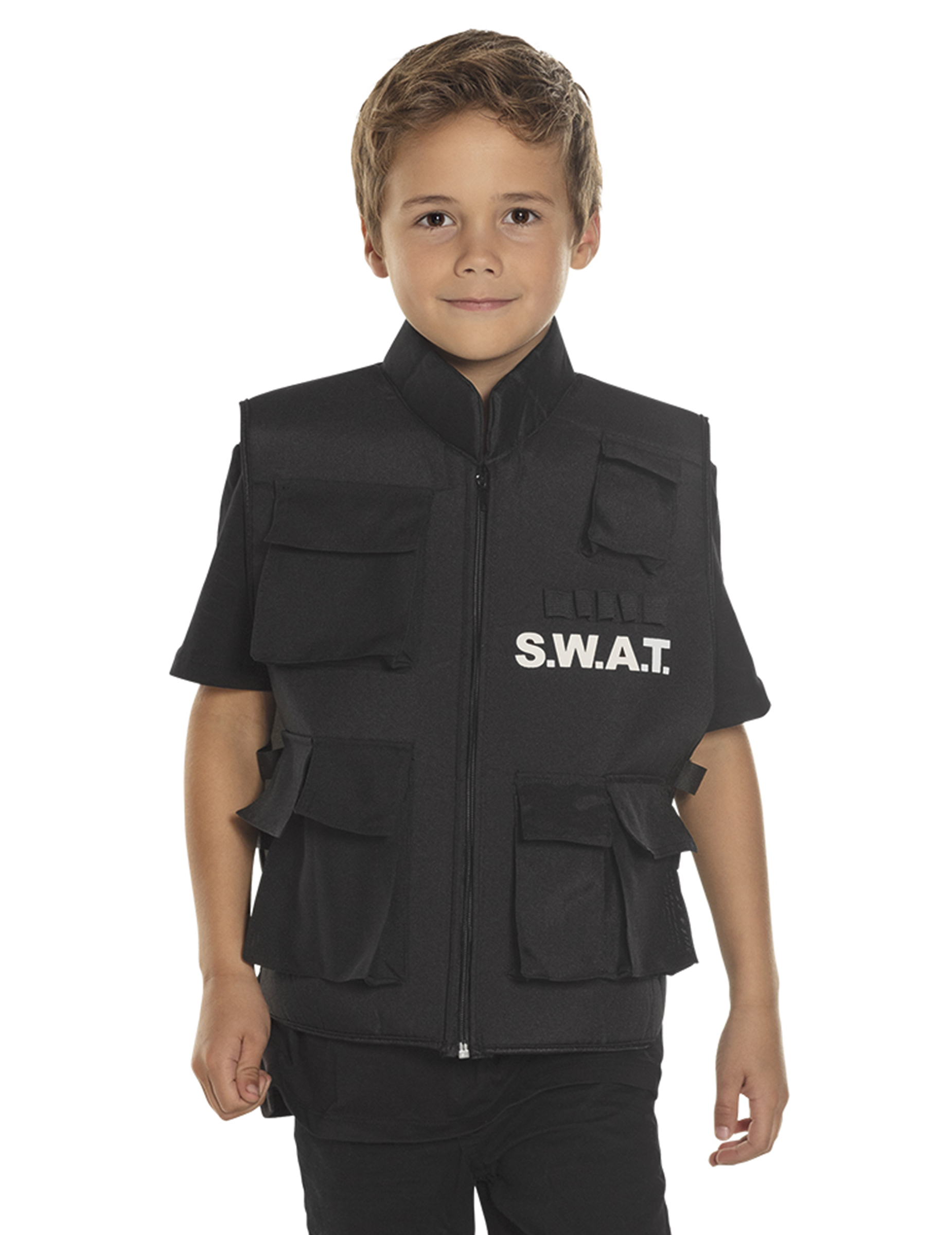 SWAT Spezielle Polizei Kleidung Kinder Kampf Weste Jacke mit