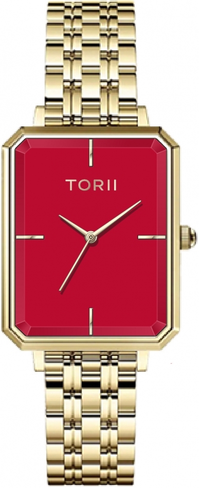 Damen-Armbanduhr TORII G23GB.T4 in Rot, Mode.