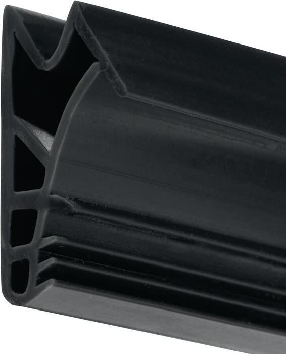 Elton Flgelfalzdichtung 1510 SCF DIY Lnge 5 m zum Einfrsen Silikon blank schwarz 0500161