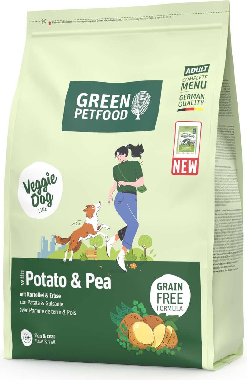 foodforplanet GmbH & Co. KG Green Petfood Dog Potato & Pea 3 kg