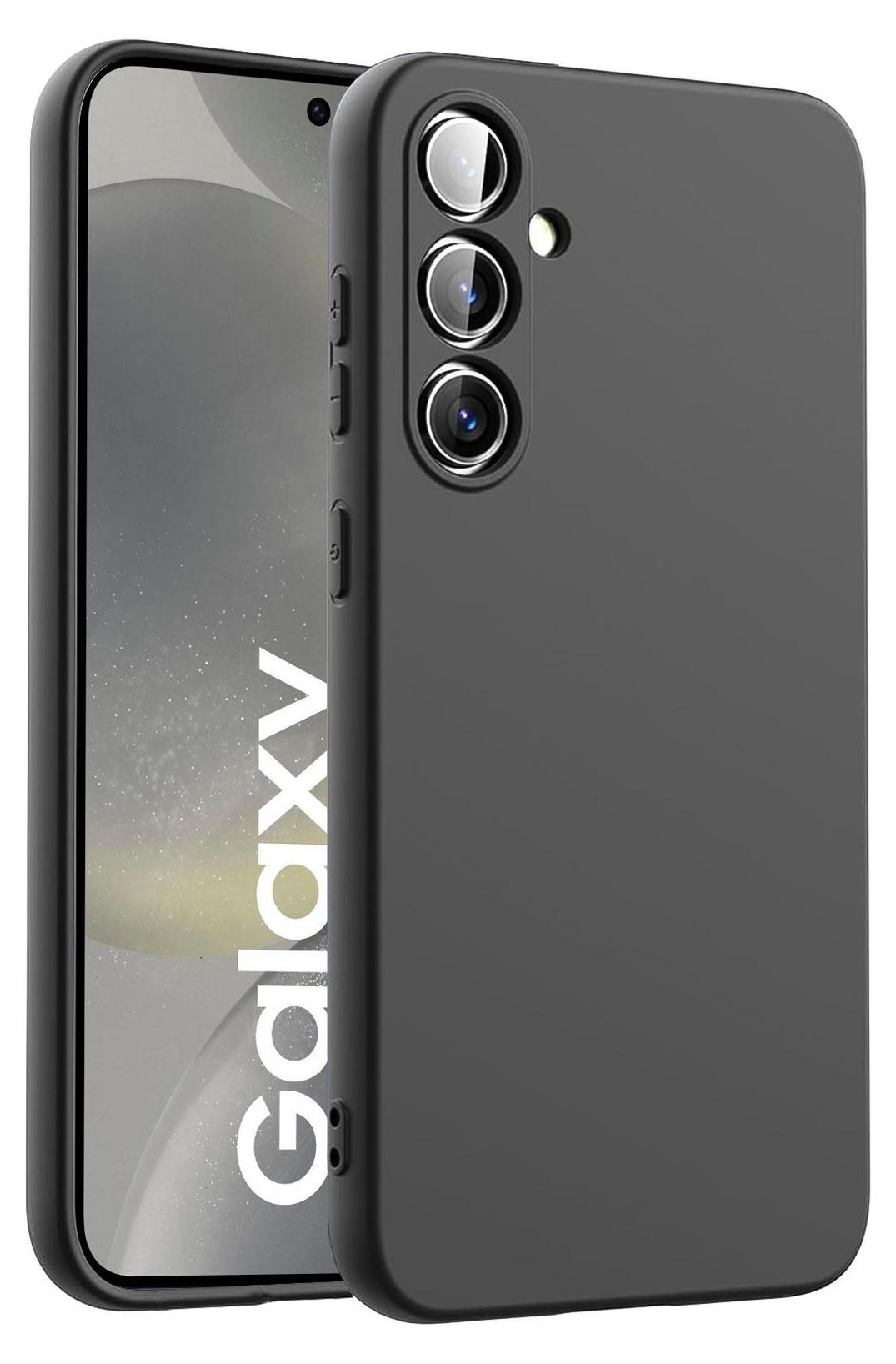 Custodia CG Mobile Per Samsung Galaxy S24 Ultra In Ecopelle Nera Con Logo Ferrari Metallo