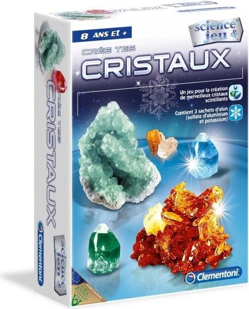 Wissenschaftsspiel Clementoni Creates Crystals Fluoreszierend Erschaffe Kristalle