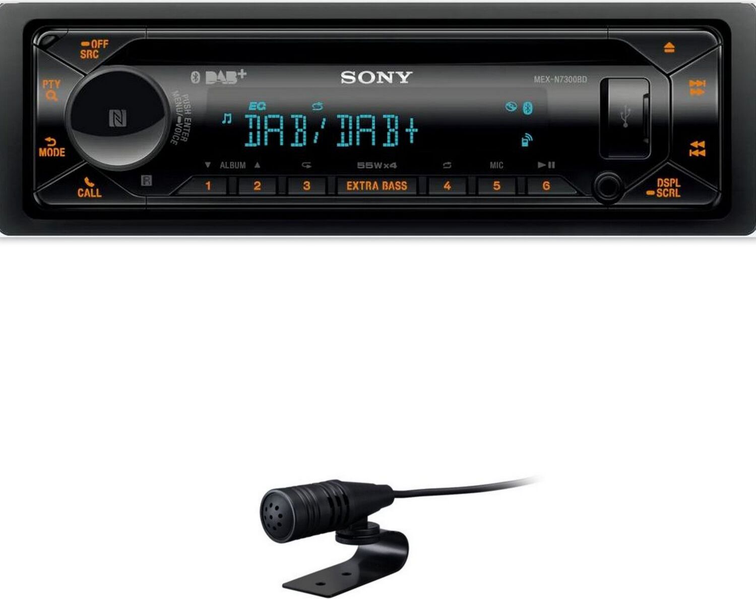 SONY MEX-N7300BD Autoradio schwarz MEXN7300BD.EUR