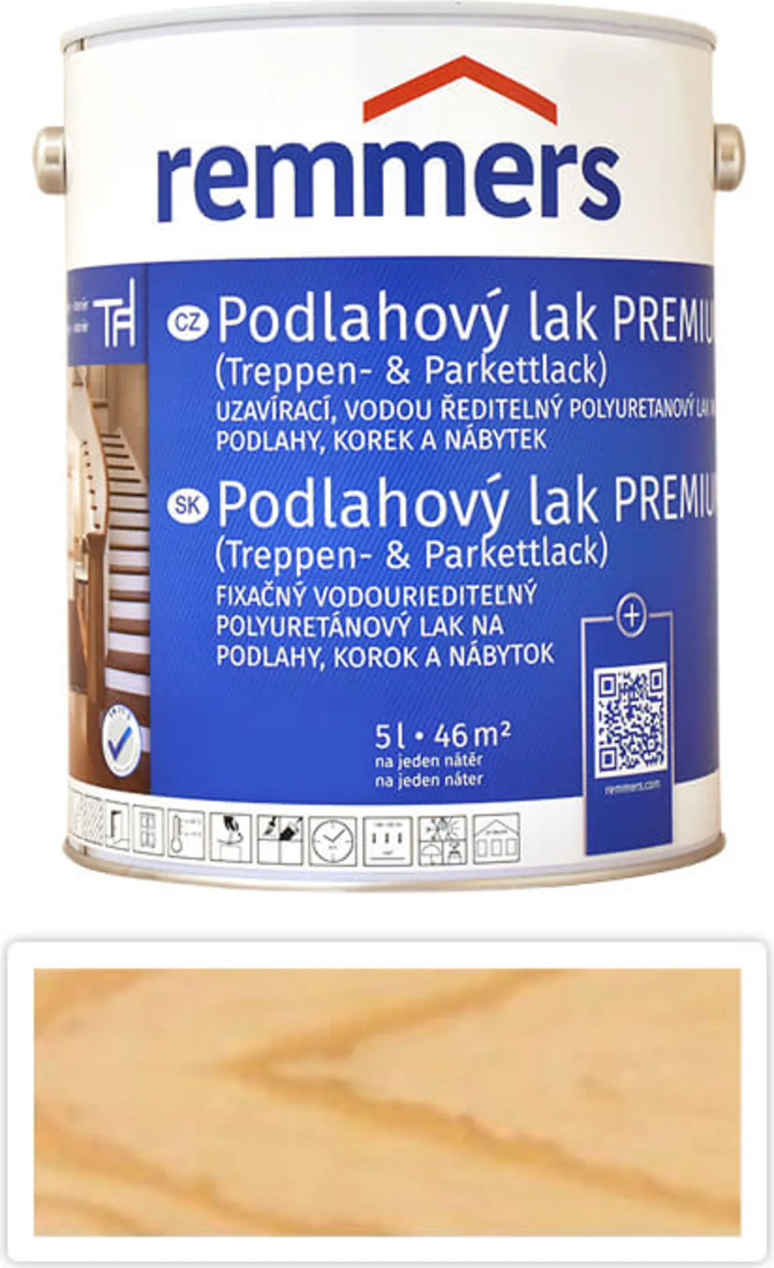 REMMERS PREMIUM Fußbodenlack 5 l Farblos matt