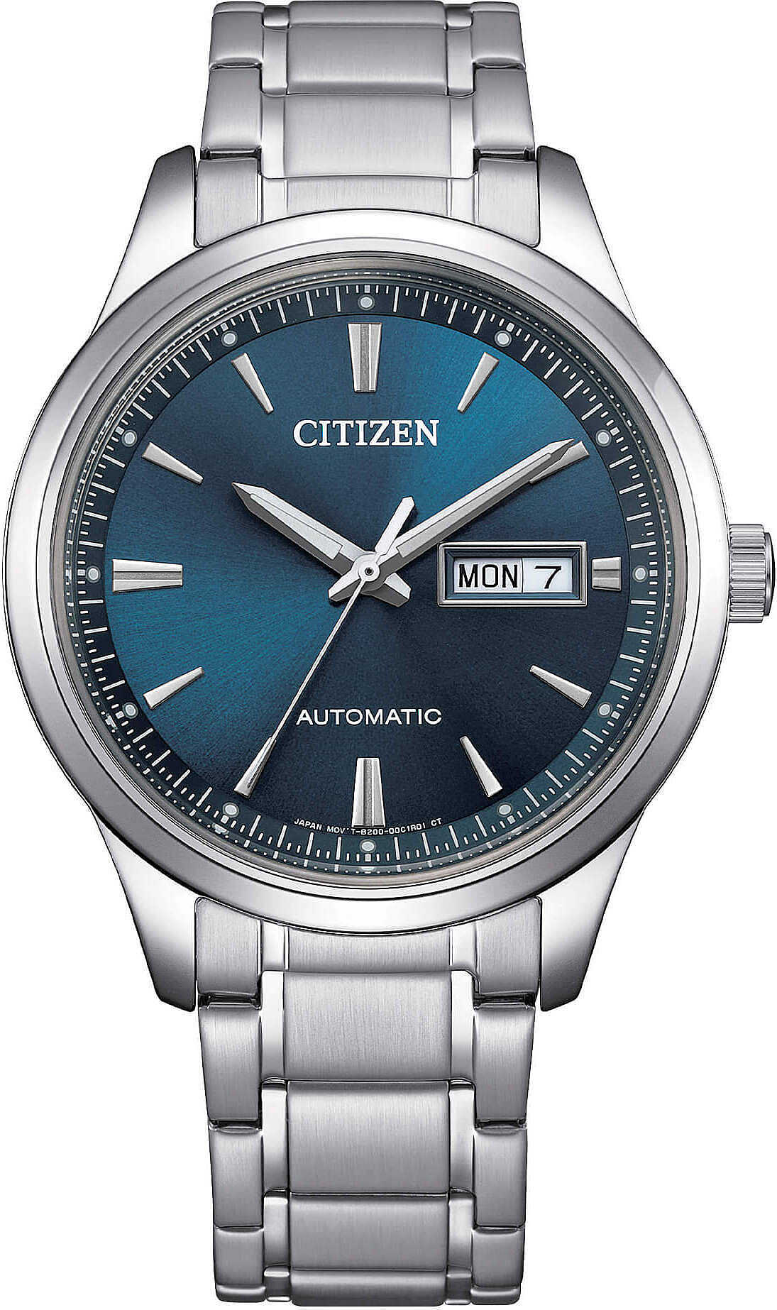 Mechanické Citizen Silver so skrutkou Collection Meccanico Day Date - muž