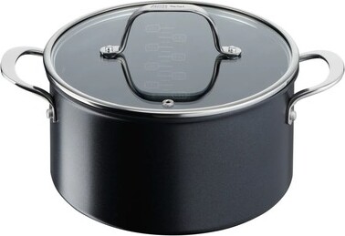 Kochtopf Tefal Induktion Jamie Oliver Glasdeckel 24cm Antihaft