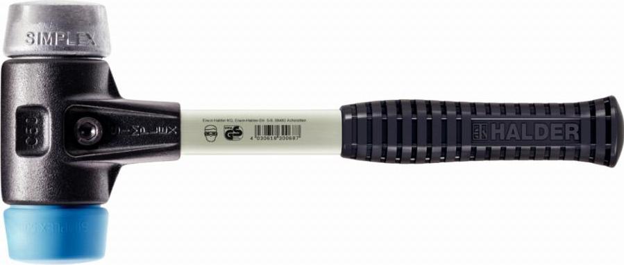 Halder SchonhammerSimplex Fiber. 50mm TPE-soft/WM 3719.050
