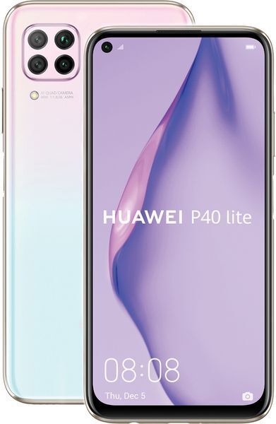 Huawei P40 lite, 16,3 cm (6.4"), 6 GB, 128 GB, 48 MP, Android 10, Ružová