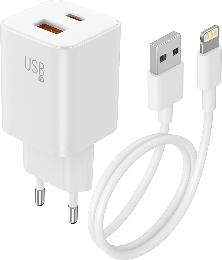 USB C nabíjačka USB napájanie rýchlonabíjačka nabíjačka mobilných telefónov USB-C nabíjačka 65 EUuniverzálny zdroj napájania - Kompatibilný s MacBook, iPhone, Samsung a ďalšími zariadeniami - USB Lightning 1 meter