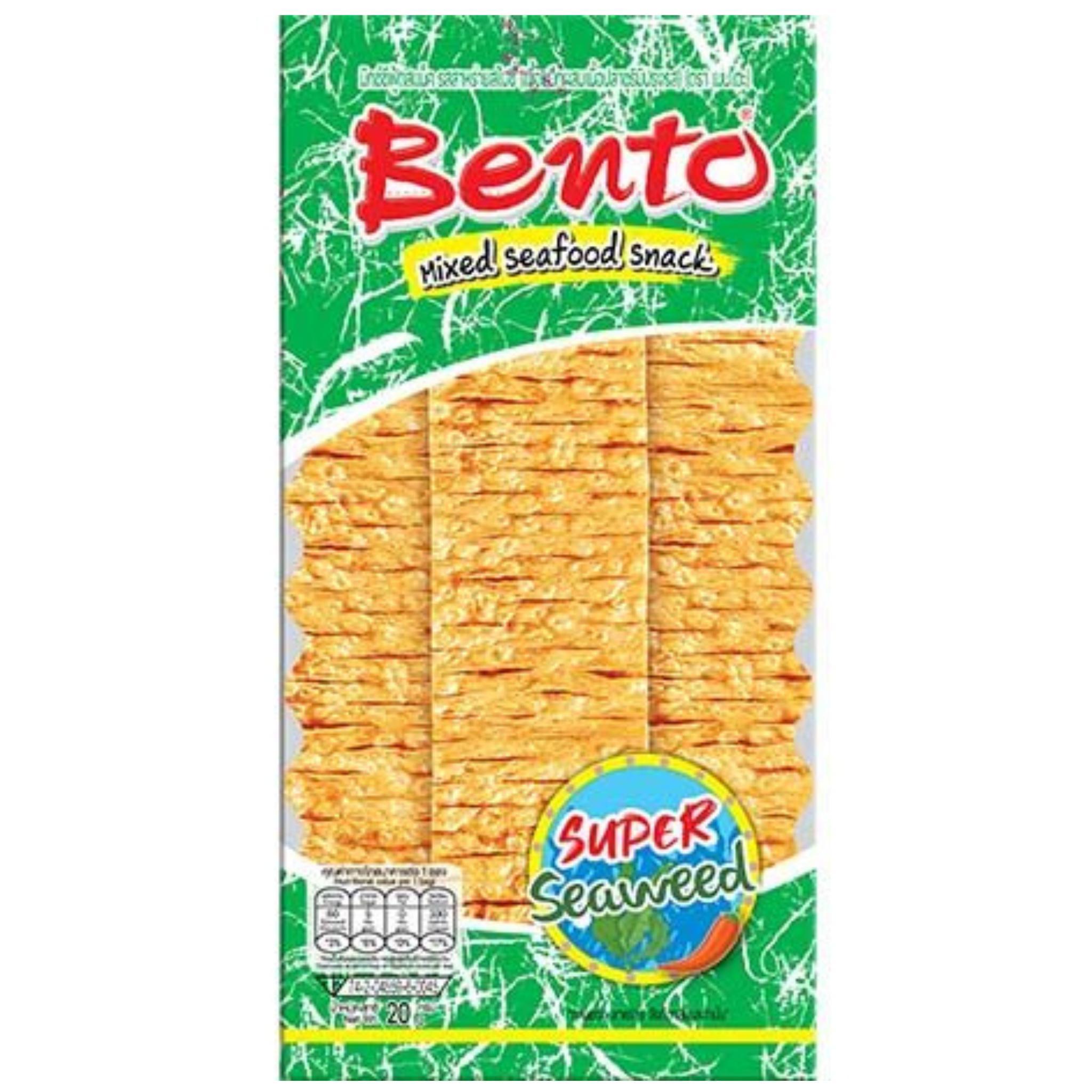 BENTO Mixed Seafood Snack Super Seaweed 20g