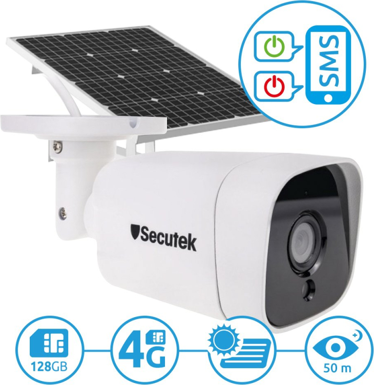 Secutek SBS-NC19G LTE IP-Kamera mit Solarladung