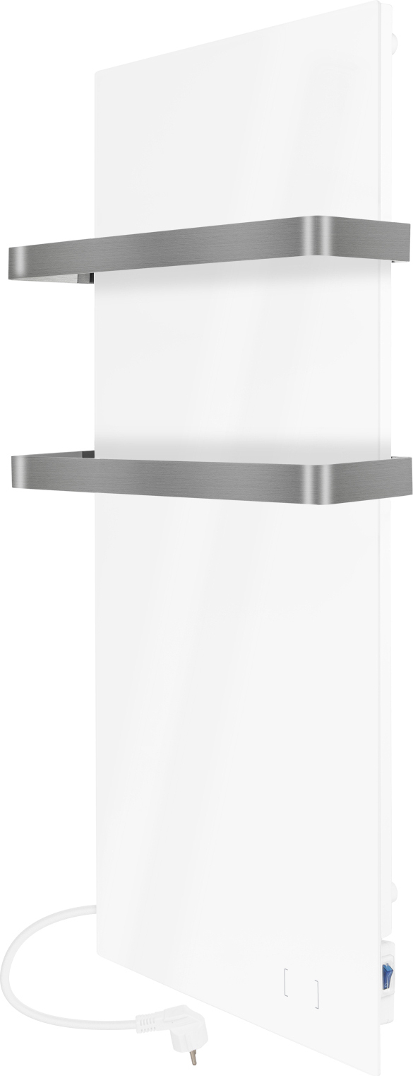TH400 Infračervený ohrievač uterákov 48x100cm 400Watt Kúpeľňový ohrievač uterákov biely