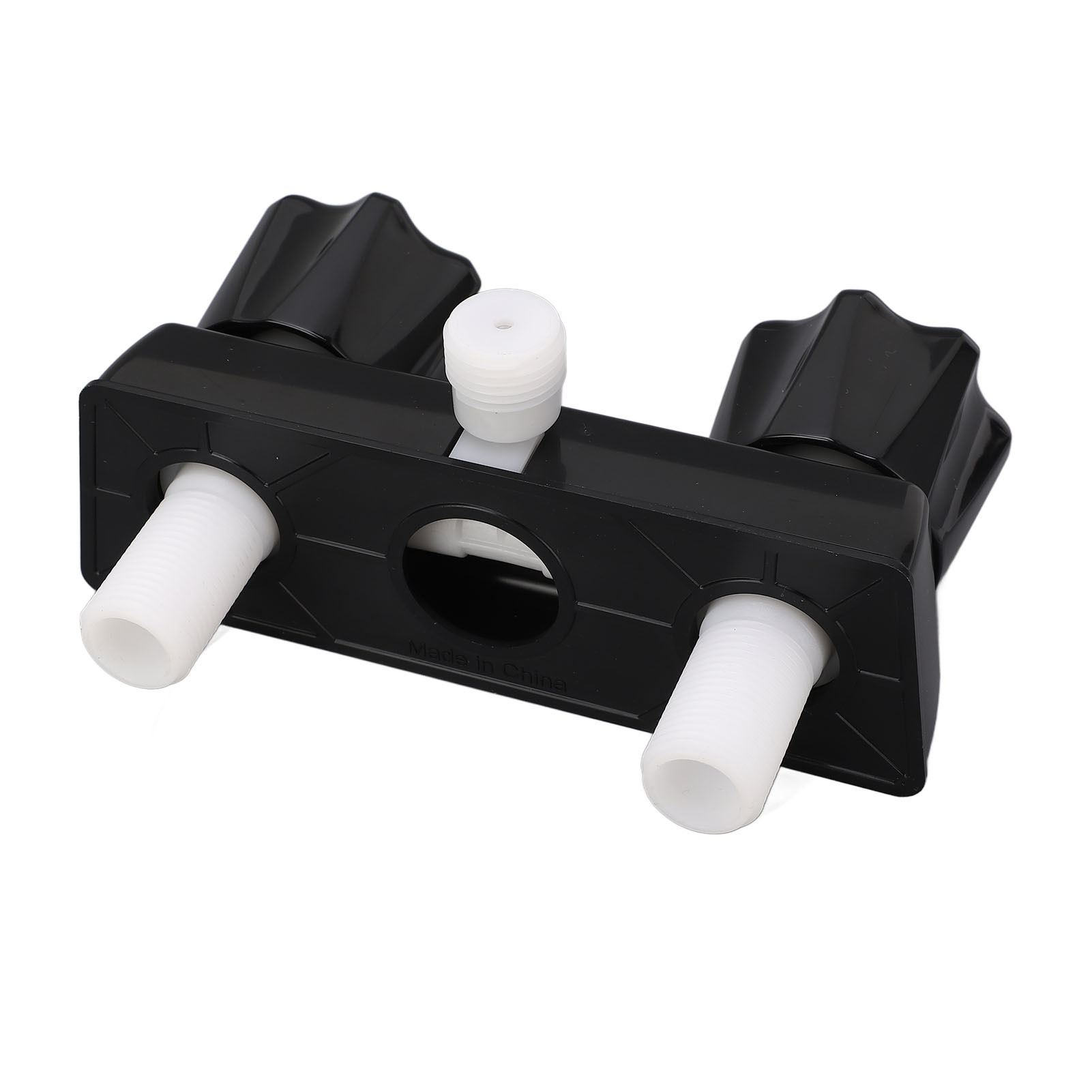 Cocosity RV Dusche Wasserhahn Ventil Diverter,RV Badezimmer Dusche Wasserhahn,RV Camper Dusche Wasserhahn,Dusche Ventil Diverter Assembly Kit,Dusche Mischventil Kontrolle,Dual Knob Wasserhahn