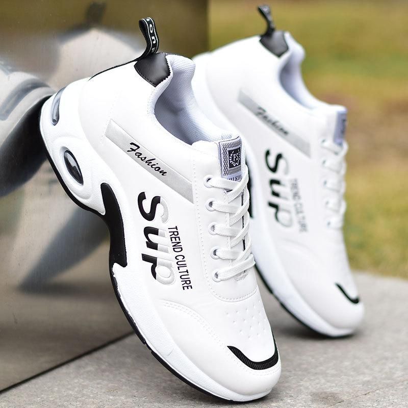 Unbranded Herrenmode wasserdichte Laufsportschuhe, 39, Weiß