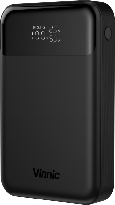 Vinnic ANETO 100W 20.000mAh Powerbank, Black. VPPB-HV100WG1-20BK