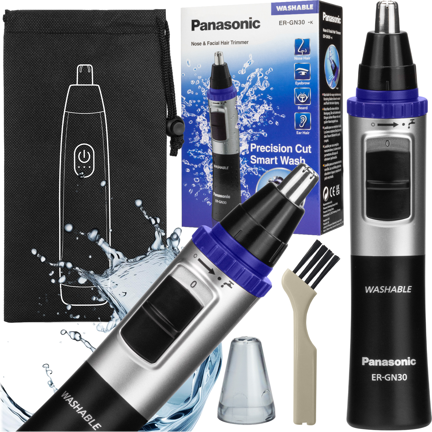Panasonic Tondeuse nez et oreilles ER GN30 K503 noir