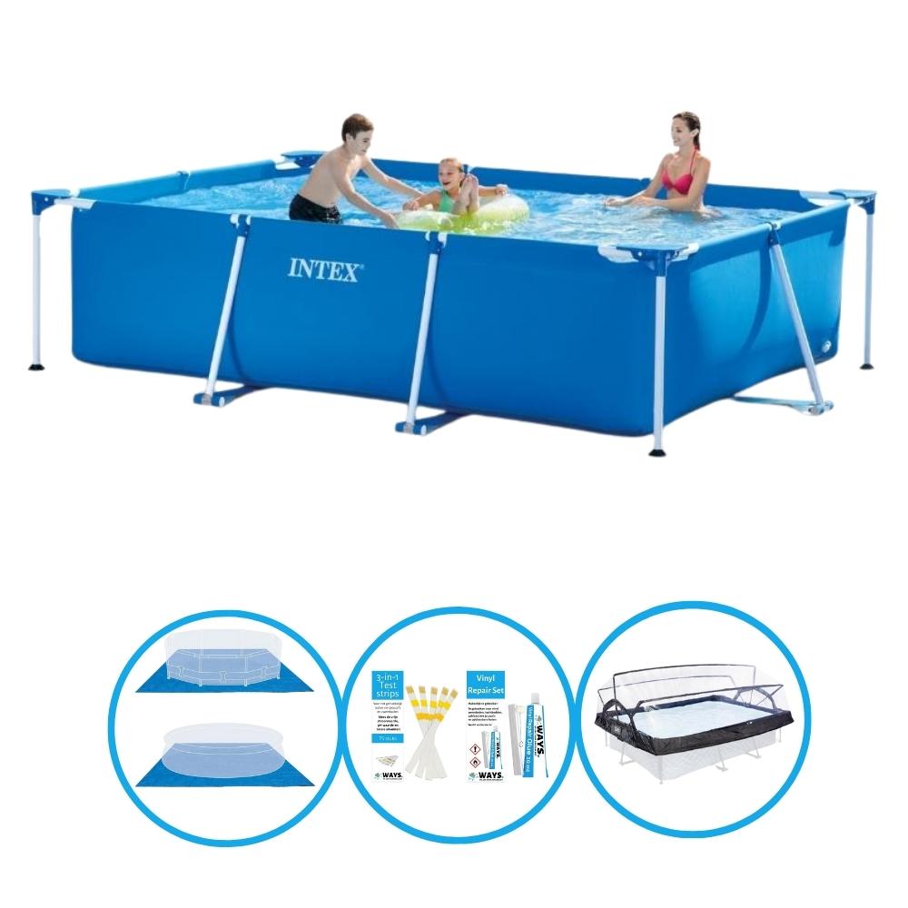 Obdĺžnikový rám bazéna Intex 300x200x75 cm - letný set