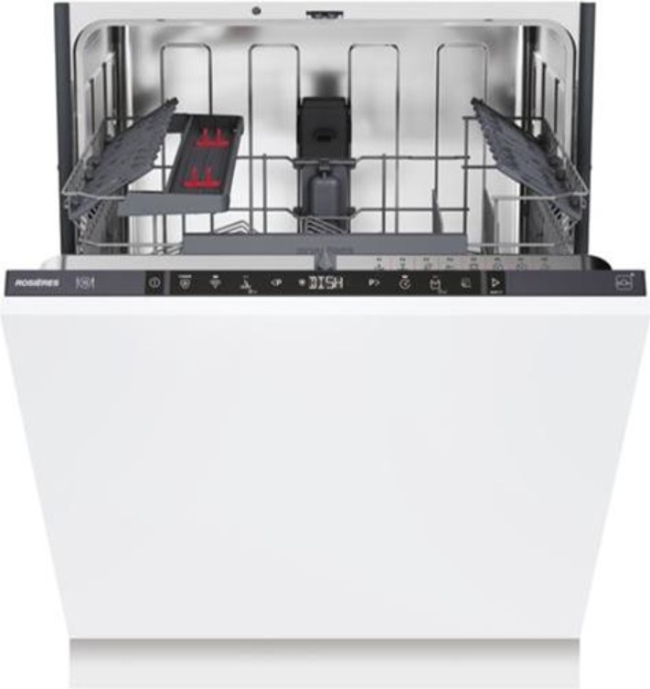 Geschirrspüler 60 cm, 15 maßgedecke, 44 db, vollintegriert, weiß - Rosieres RI5C4F0A-47